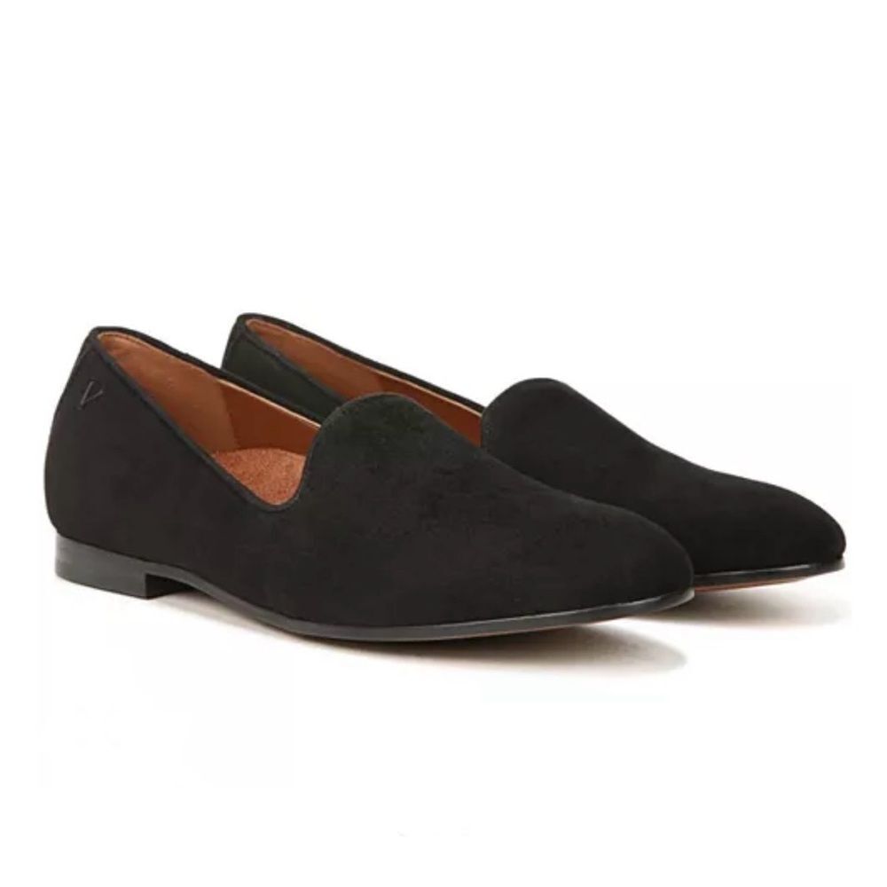 Vionic WILLA Taupe Suede Leather Orthotic Classic Slip On Loafer